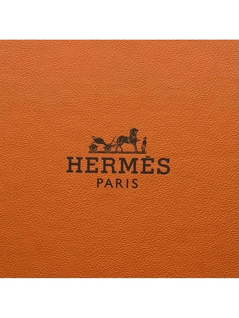 Hermes Orange Medium Gift Storage Box (Empty) Logo 8" X 8" X 2.5" France Luxury